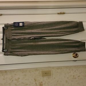 Marika jogging pant. Olive Grove/Gray. Large.